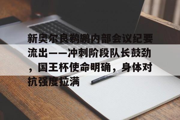 新奥尔良鹈鹕内部会议纪要流出——冲刺阶段队长鼓劲，国王杯使命明确，身体对抗强度拉满的简单介绍-英雄联盟s15